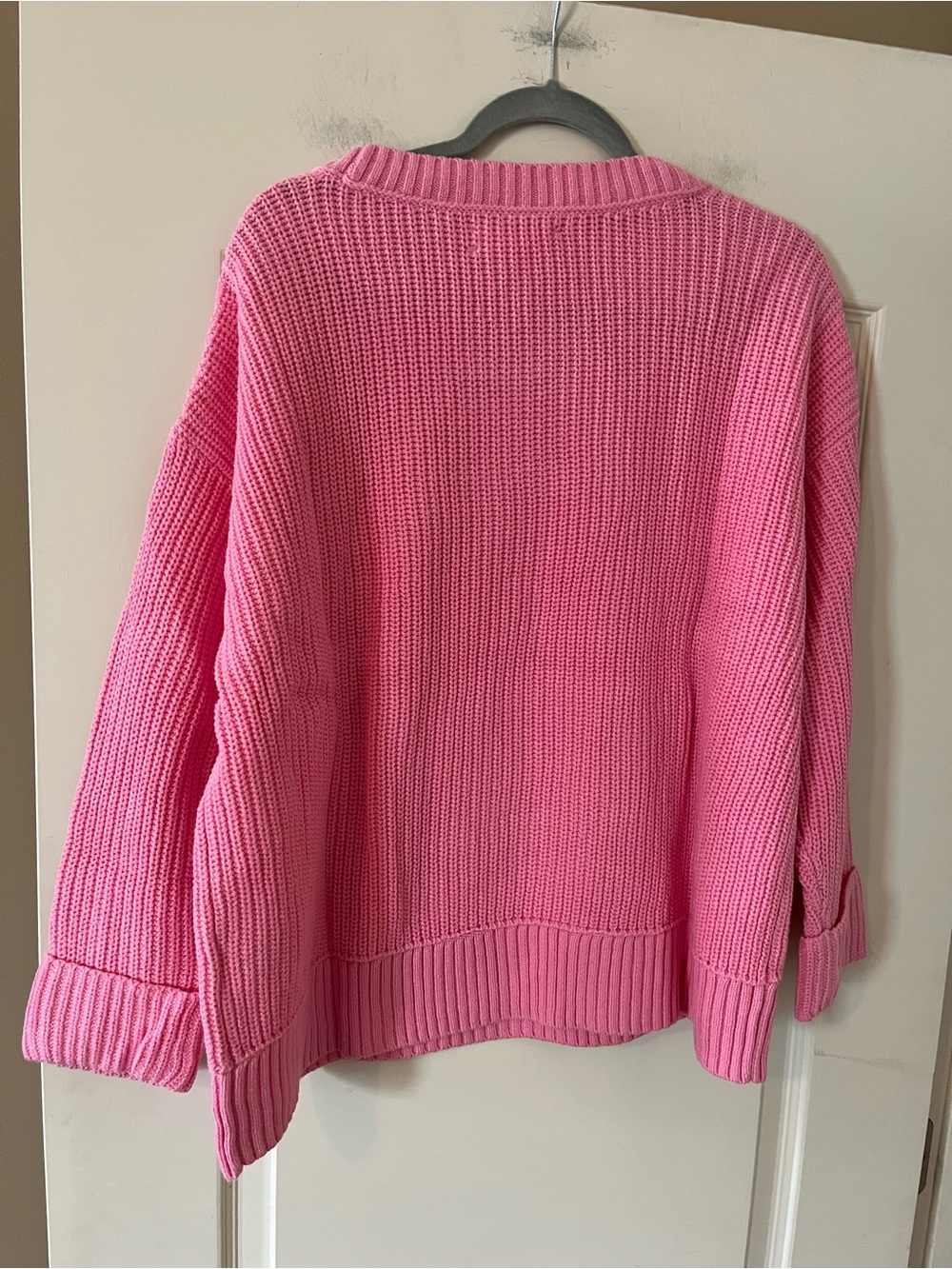 Lucky Brand Bubblegum Pink Crewneck Knit Sweater Women’s Size 2X - Picture 15 of 15